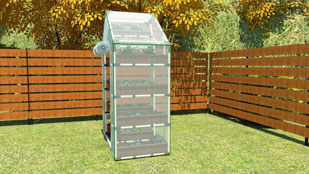 DIY vertical greenhouse