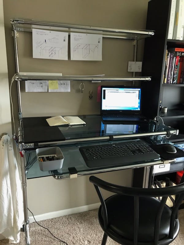 Luke DIY standing desk: the final result!