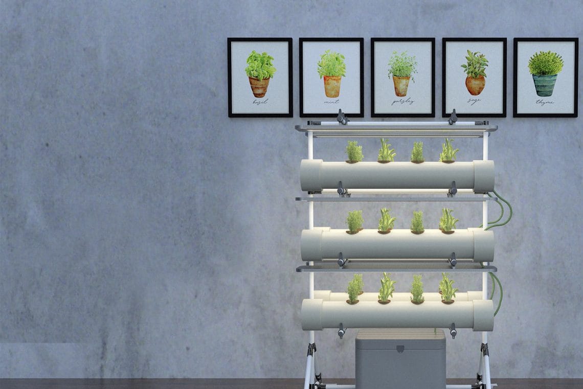 DIY vertical urban farming structure