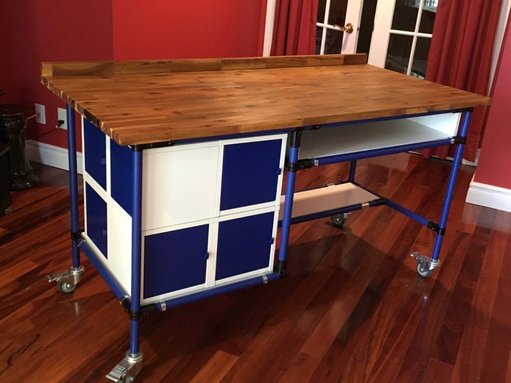 Desk with storage