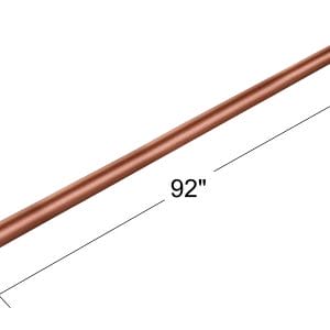 1-1/16" x 92" Copper-brown steel pipe tinktube