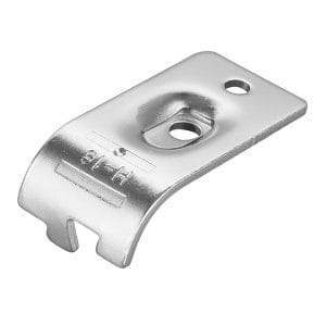 h 16np lower clamp pipe fitting chrome