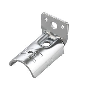h 9np perpendicular anchor single pipe fitting chrome