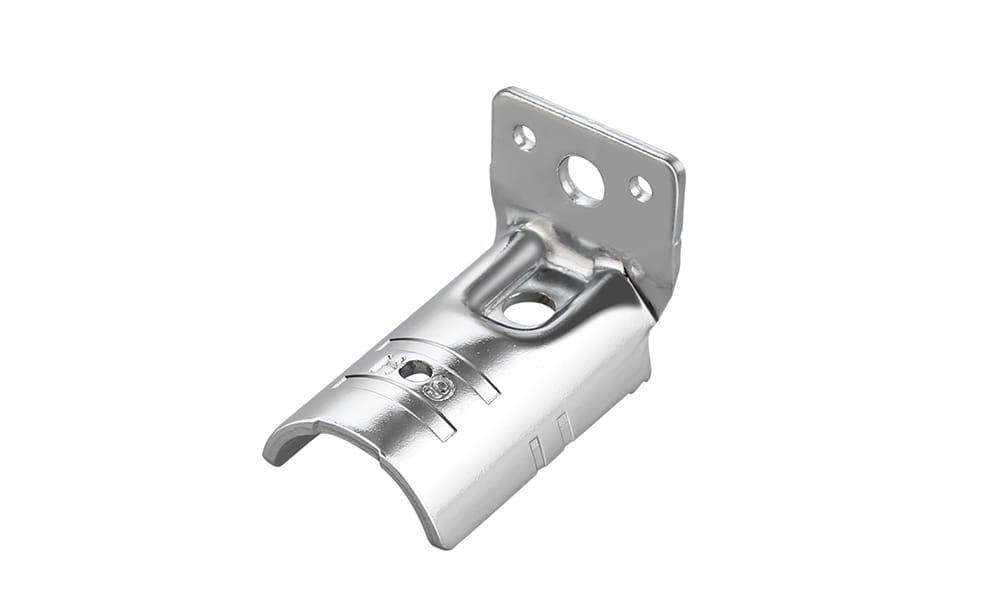 h 9np perpendicular anchor single pipe fitting chrome