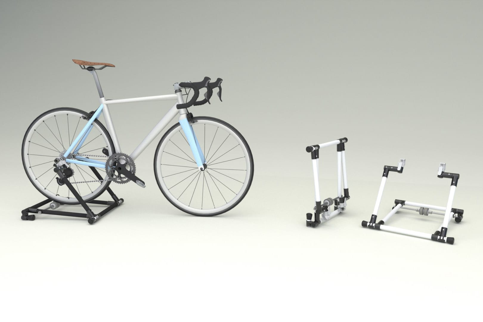 Diy bicycle best sale trainer stand