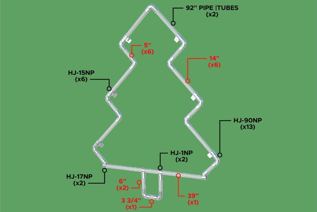 Building DIY Christmas tree - DIY Christmas decorations