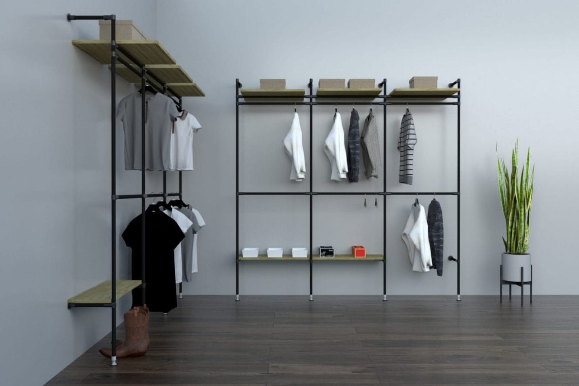DIY closet organizer
