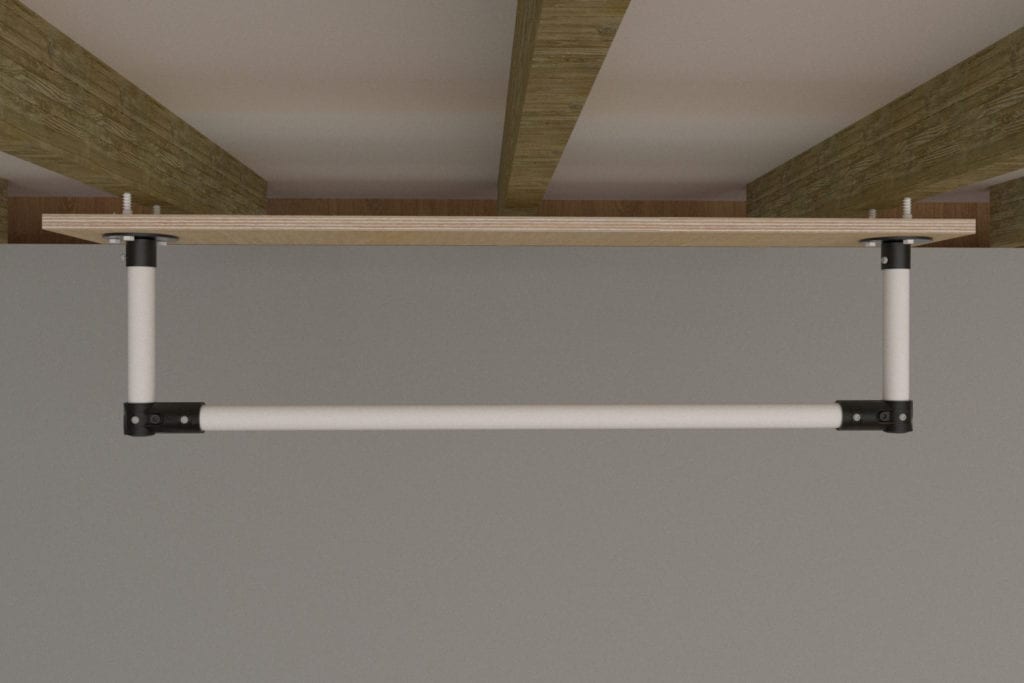 DIY pull up bar- Home gym ideas