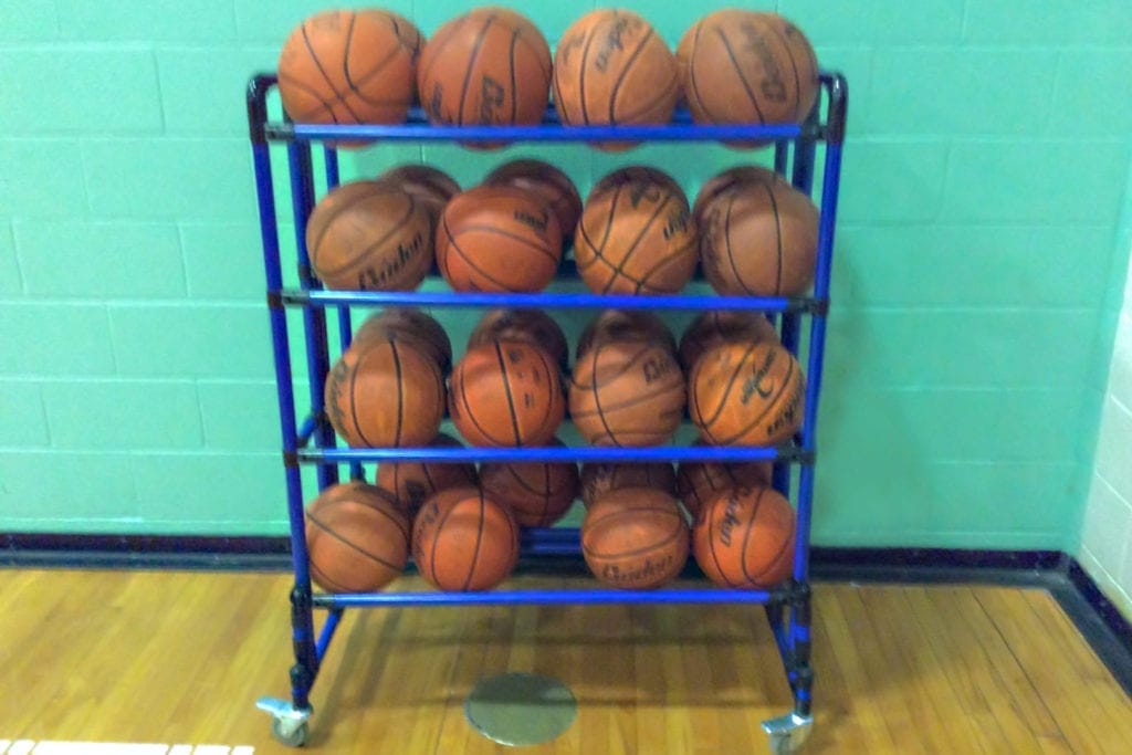 tinktube DIY basketball rack