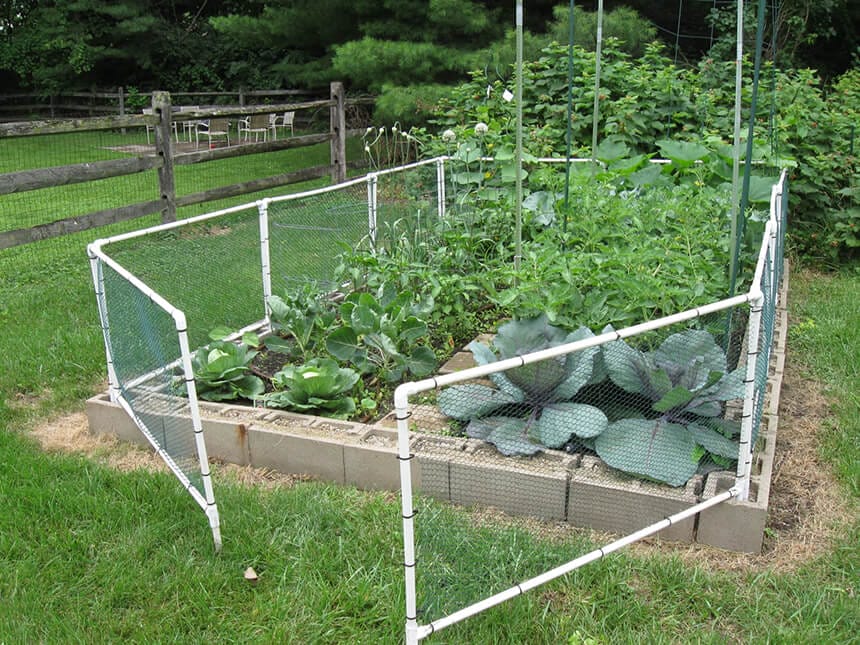 A custom garden fence