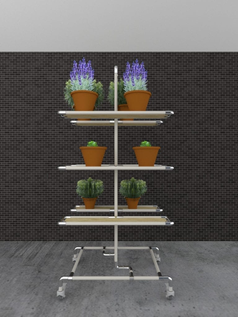 DIY planter stand