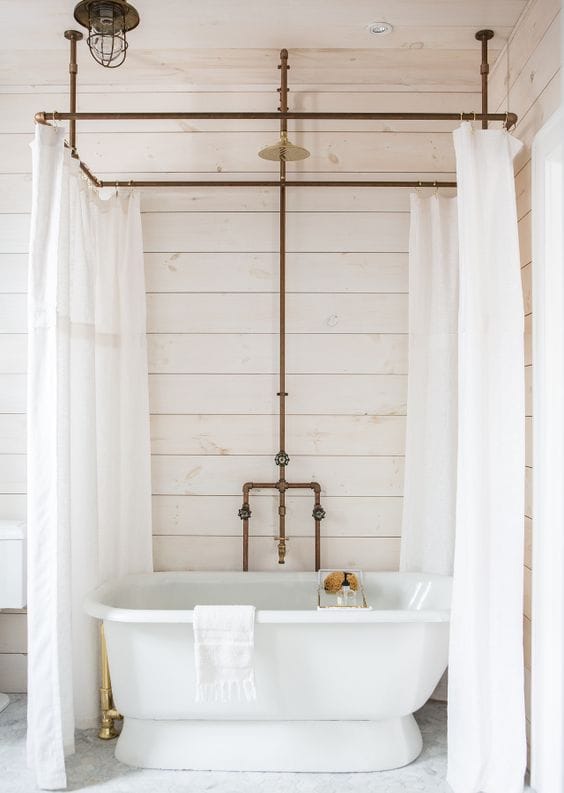 Emt conduit DIY shower