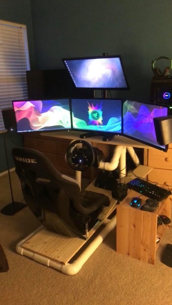 15+ Easy DIY Gaming Desk Ideas for Streamers & Gamers