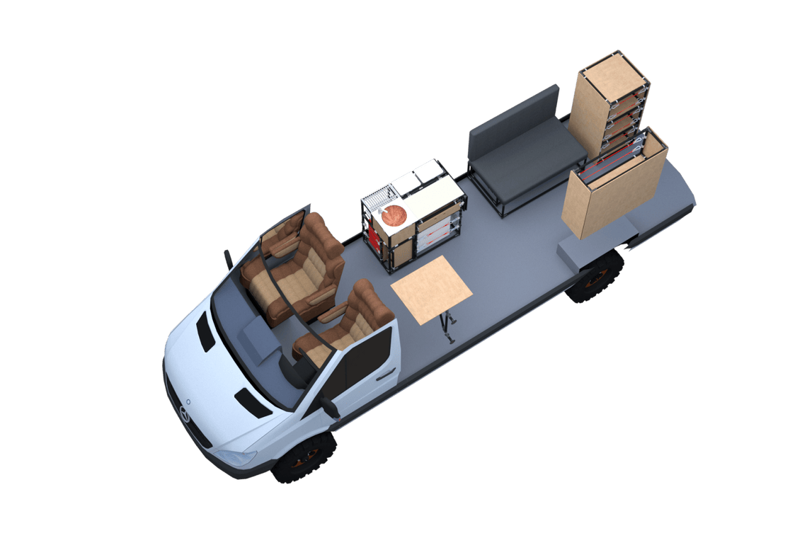 Les différents types d'aménagement pour vans