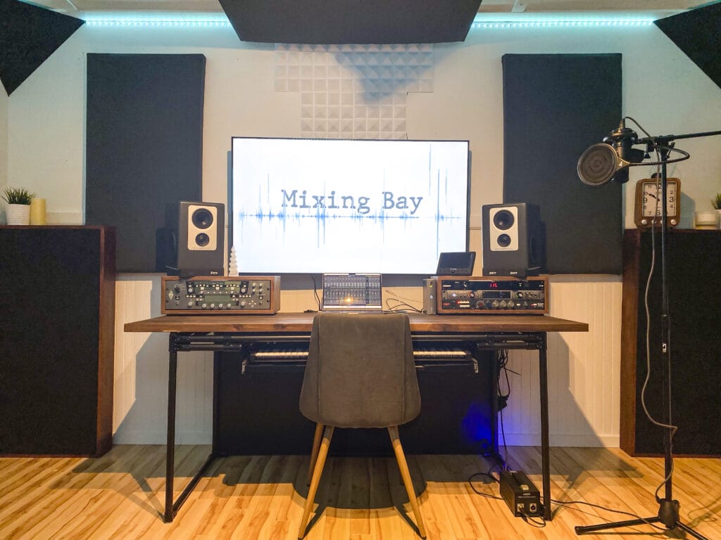 Music studio desk