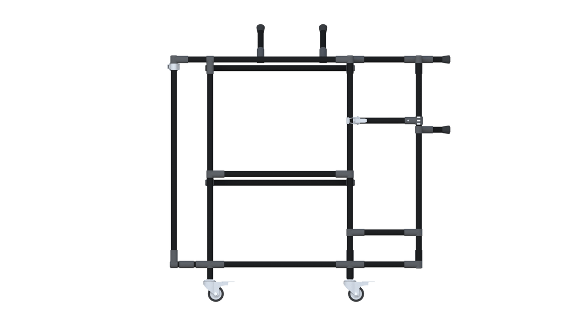 Sports equipment storage rack: Free plans to build your own.
