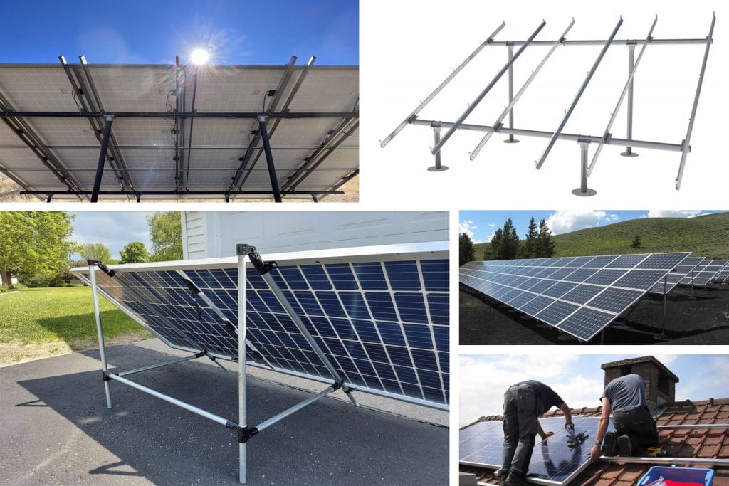 DIY solar panel rack ideas
