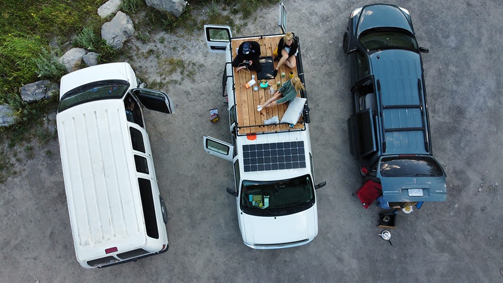 Diy camper roof discount rack