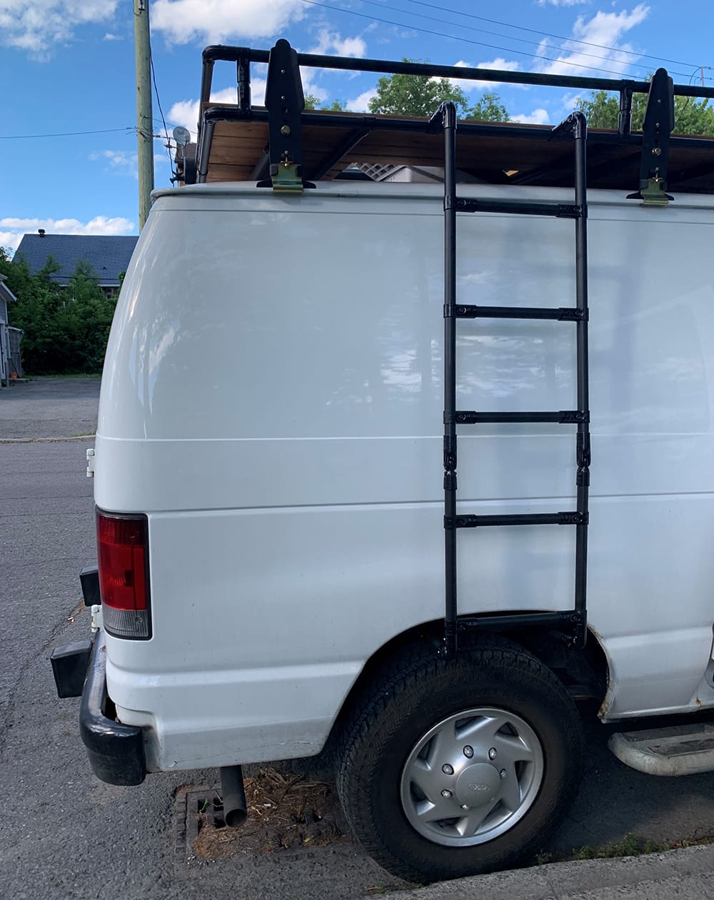 Diy roof 2024 rack van