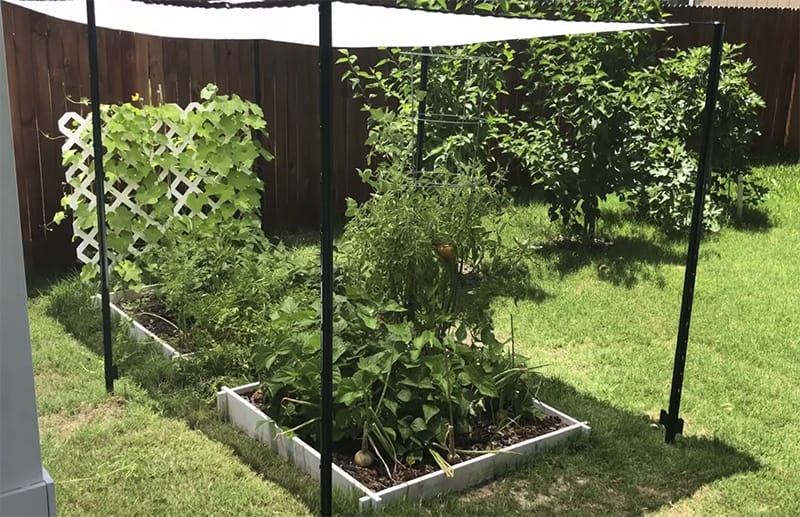 DIY ombrage pour jardin