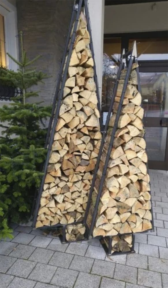 15 Easy DIY Outdoor Firewood Rack Ideas to Keep Wood Dry