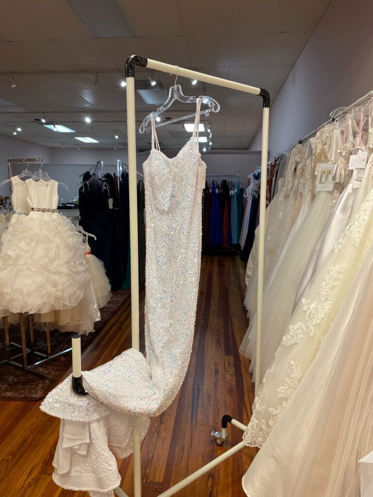 clothing rack for wedding dresses