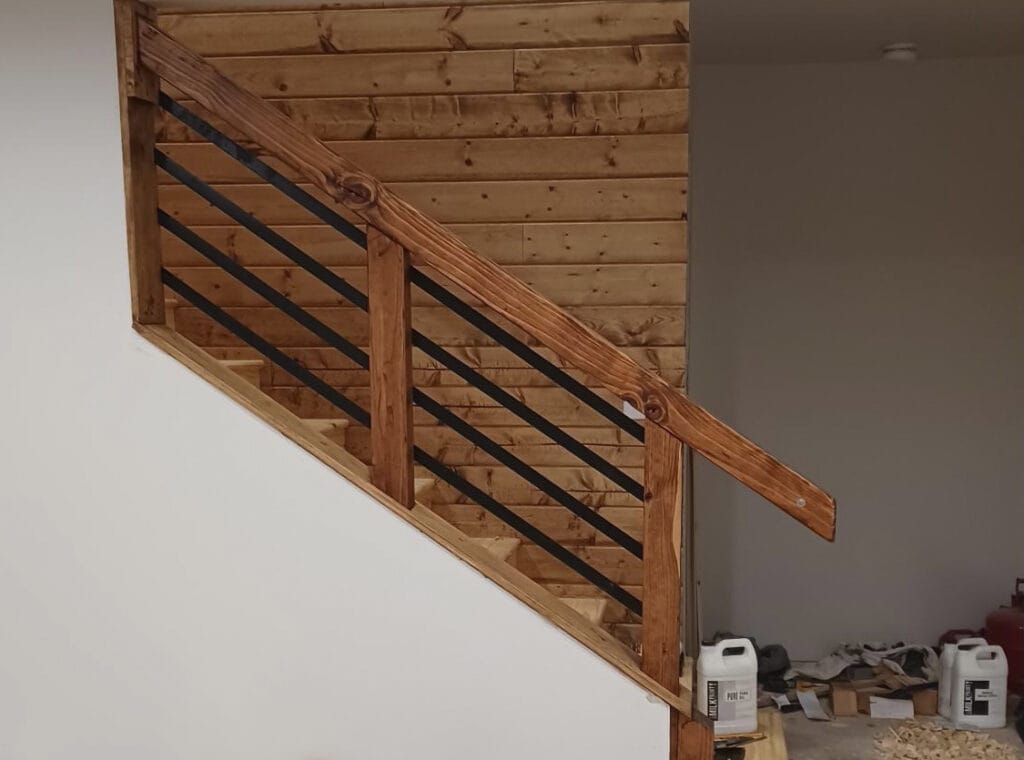 Stair handrailing