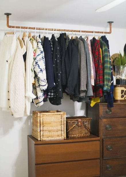 Tiny House Clothing Storage