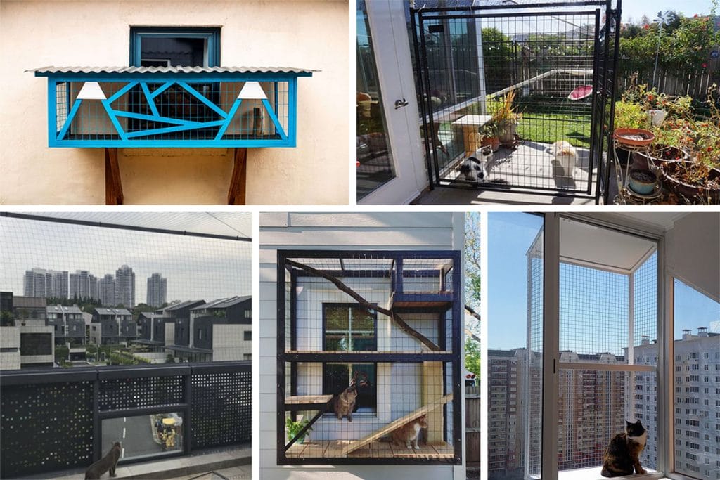 DIY catio apartment balcony