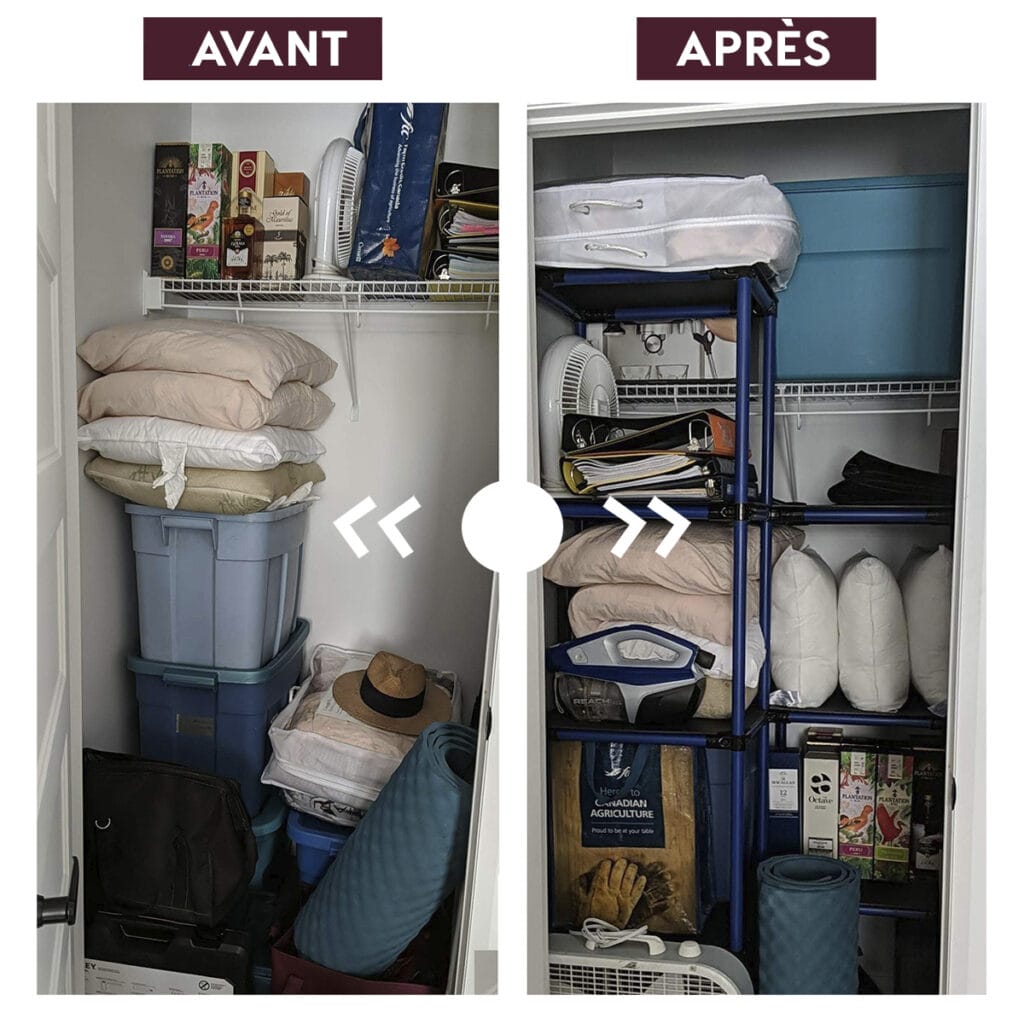 7 grandes idées de rangement pour petite garde-robe