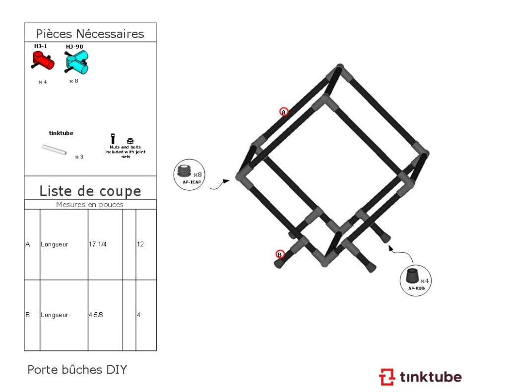 porte-bûche intérieur