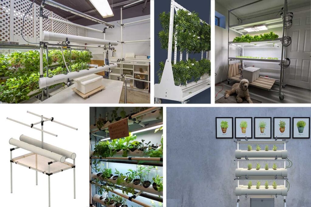vertical hydroponic structures