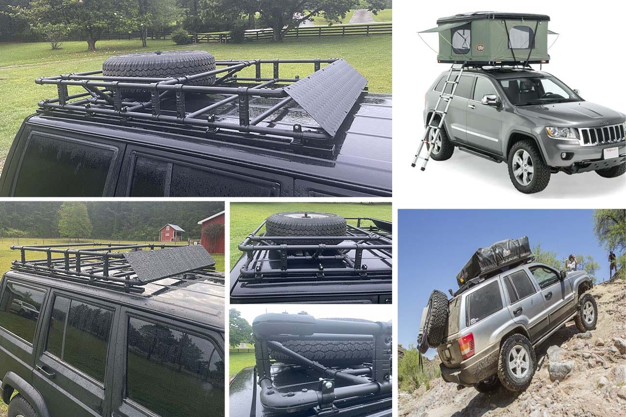 Jeep Grand Cherokee ZJ Aluminium low profile roof rack
