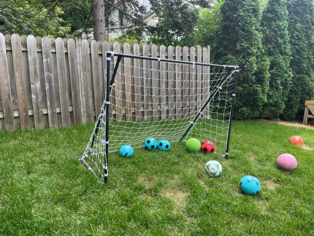 DIY soccer goal