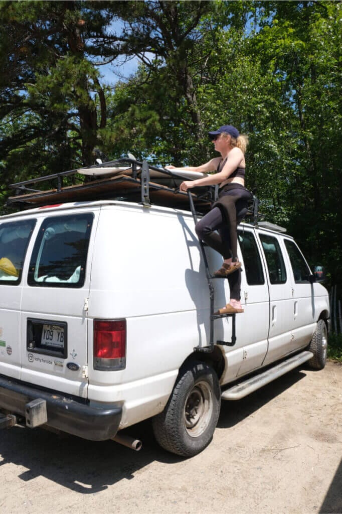 Van roof rack