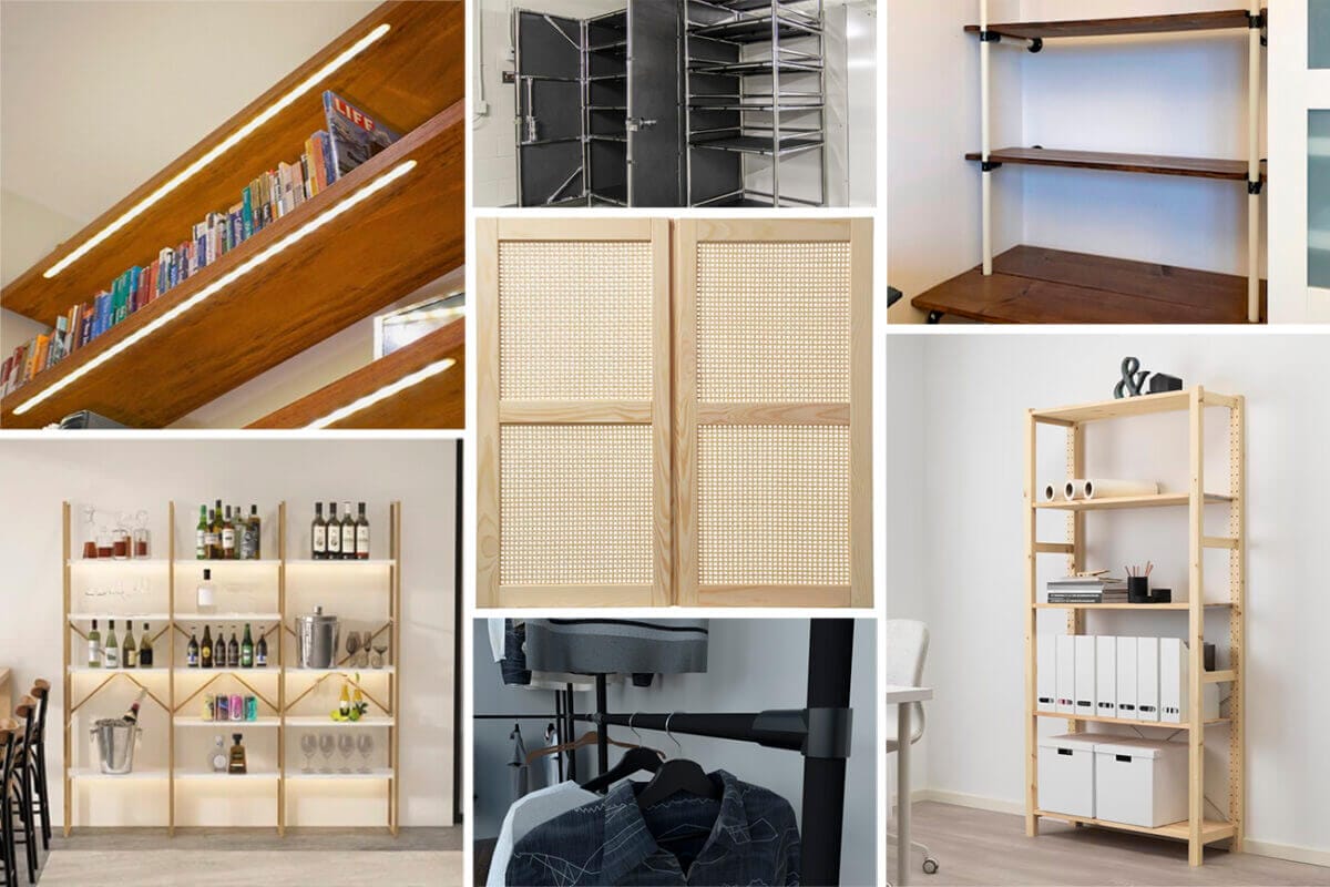 Cheap & Easy Closet Organization with Ikea Ivar Shelves