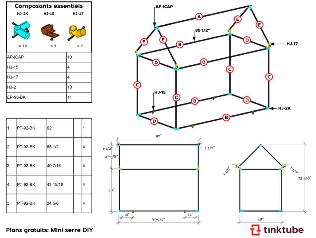 plans gratuits serre diy