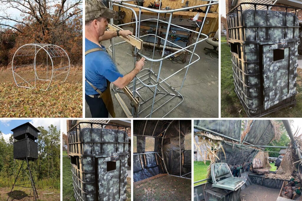 DIY hunting blinds